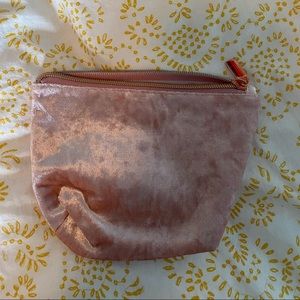 pink velvet makeup case